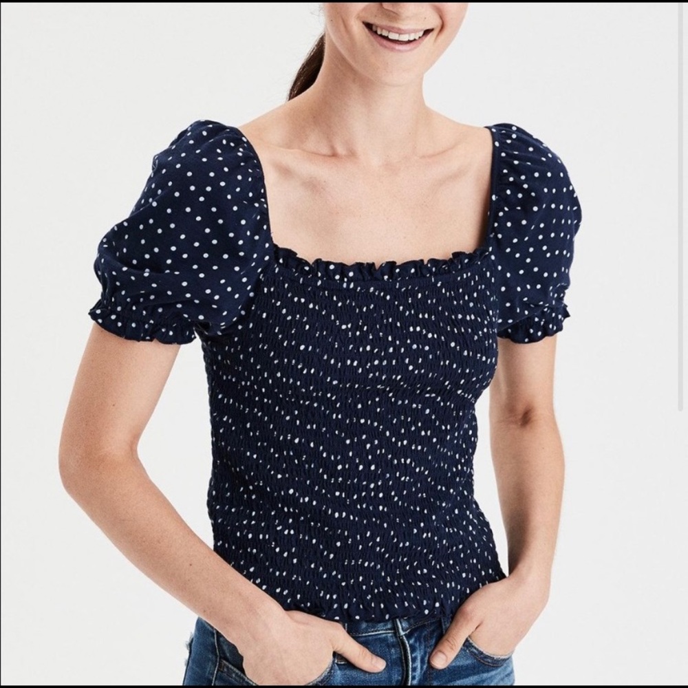 American Eagle Puff Sleeve Top
